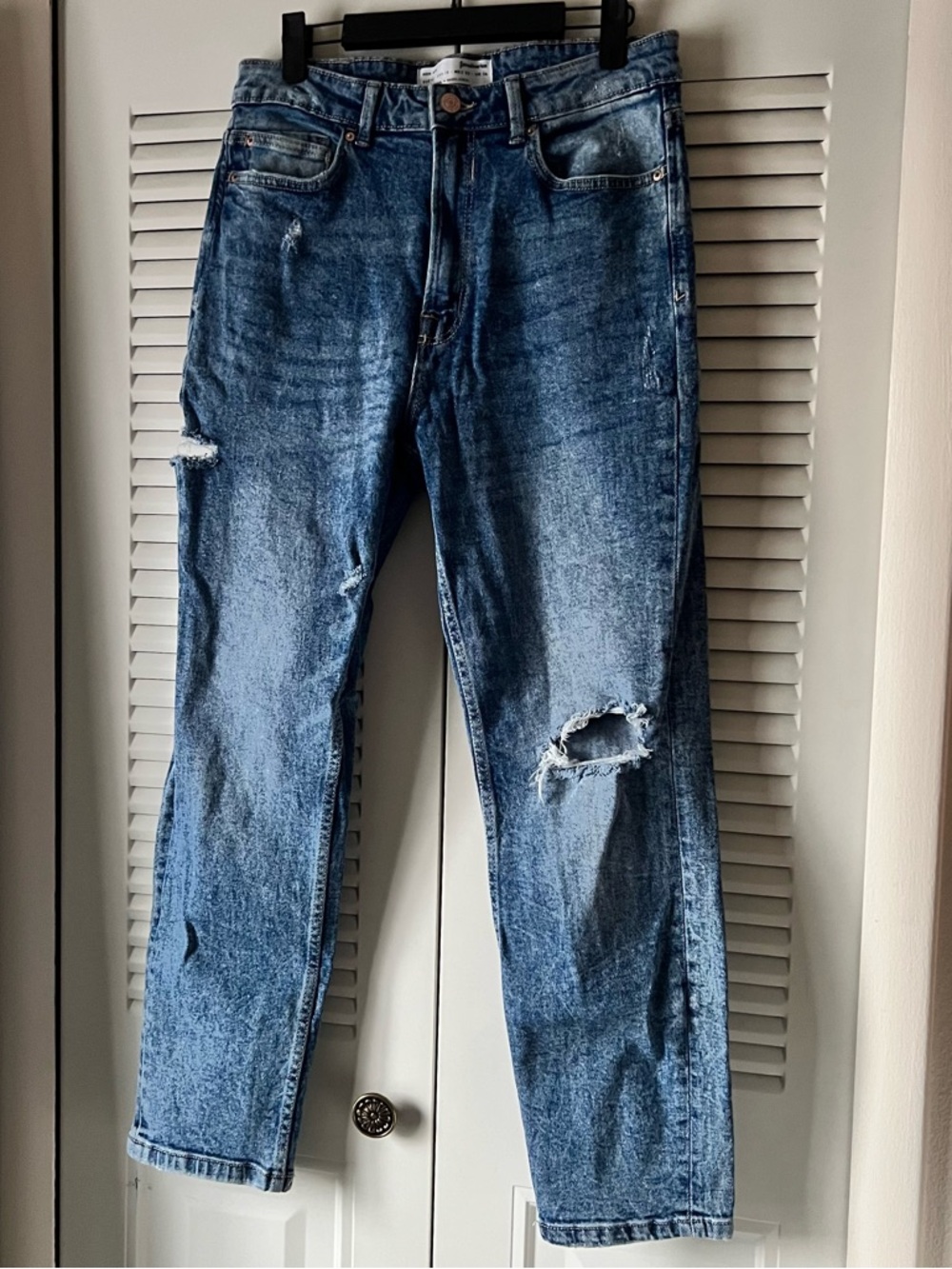Stradivarius / mom slim jeans / size 10